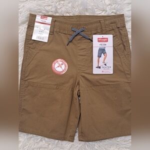Brand New Wrangler Boy's Tan Skater Relaxed Shorts